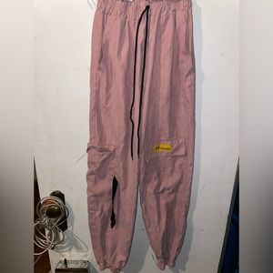 pink cargo pants